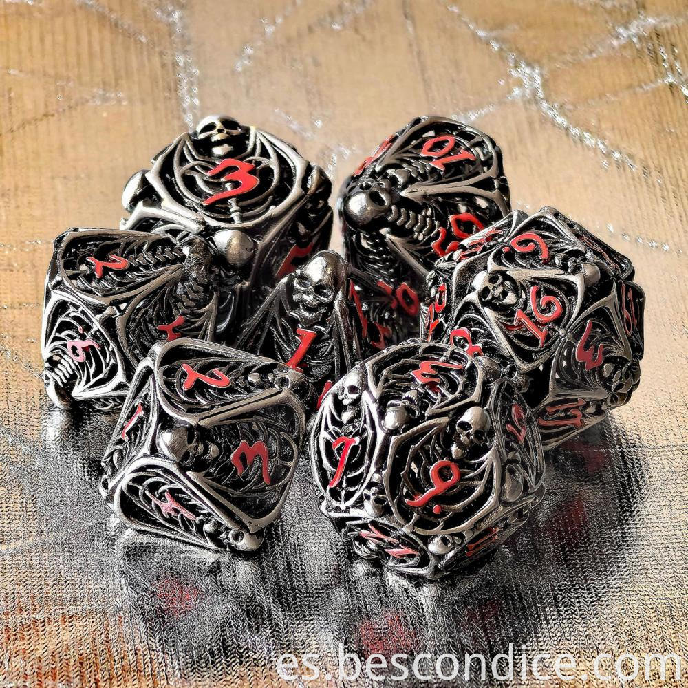 Hollow Metal Game Dice